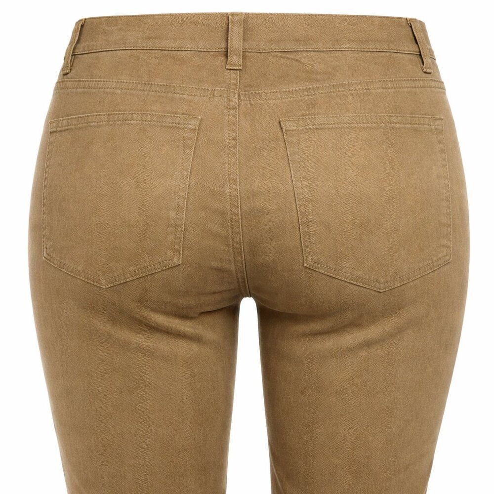 Lauren Jeans Company Warm Mocha Zipper Front Pocket Pants Size 8 (NWT)